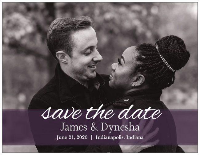 Our save the date magnet!