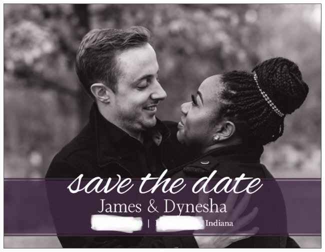 Our save the date magnets!