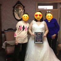 My aunt came with us too. Was so happy she was there.