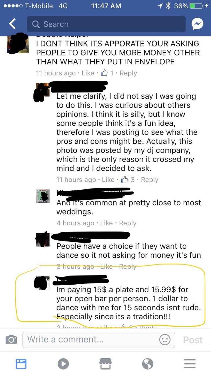 Facebook Dollar Dance