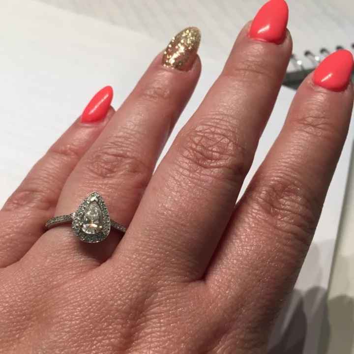 Still getting use to a ring on my finger!