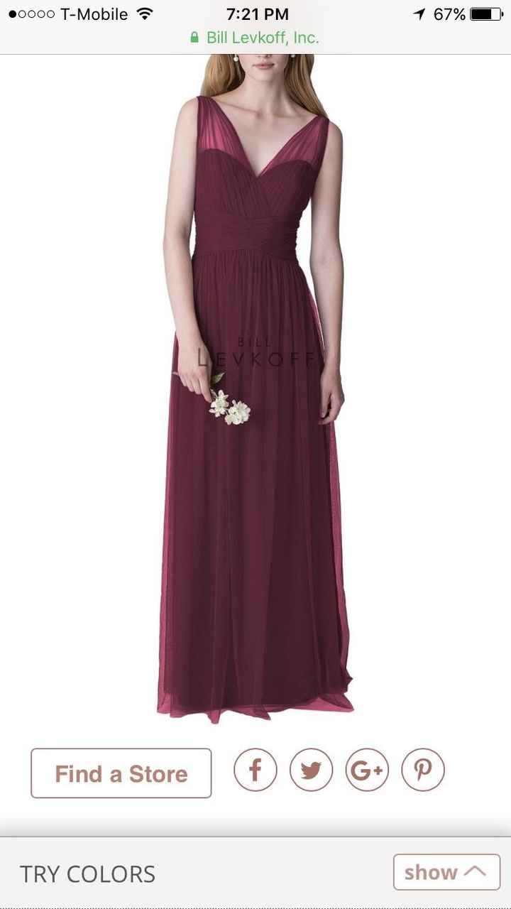 Bridesmaid's Dresses!