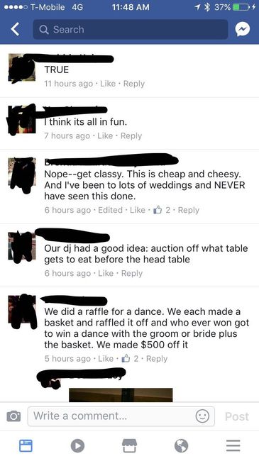 Facebook Dollar Dance