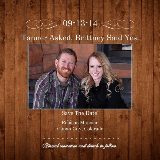 Save The Dates are done and sent!