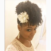 Afro hair bridal hair - 2