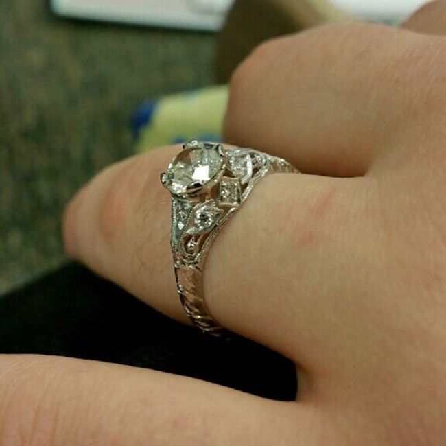 Let's see those beautiful rings lady's!