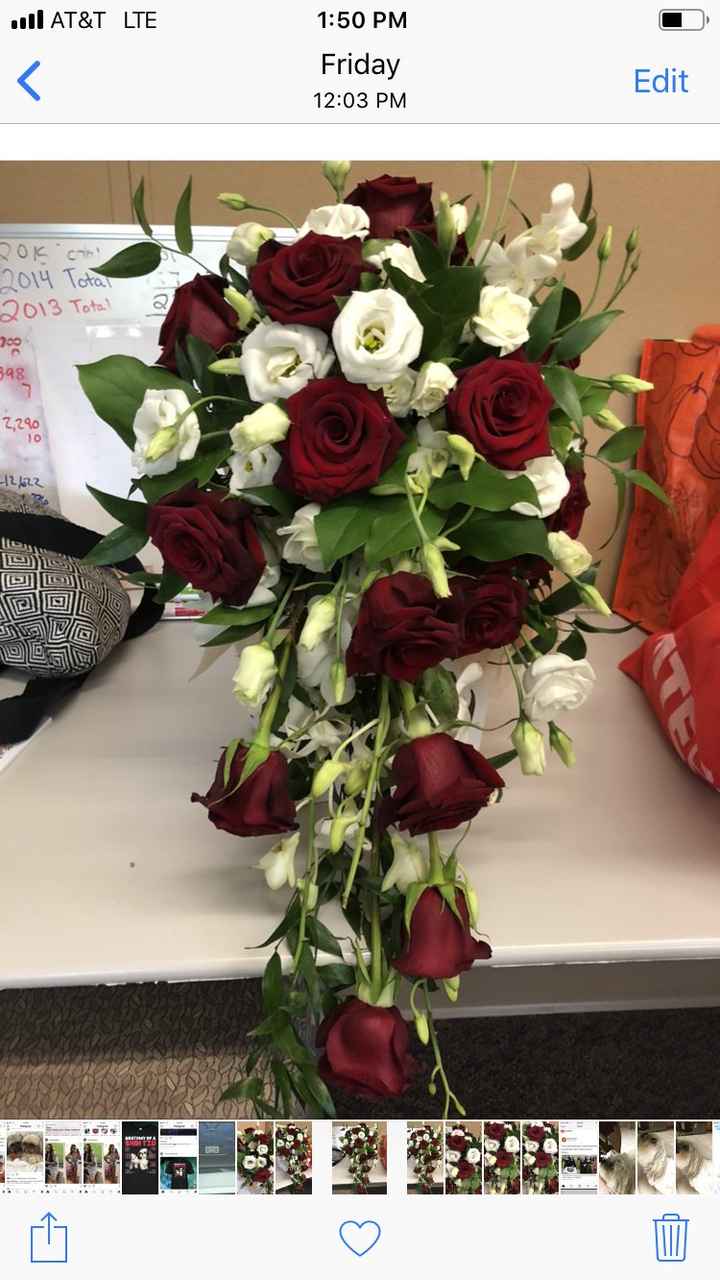 Trial Bouquet with lots of natural light