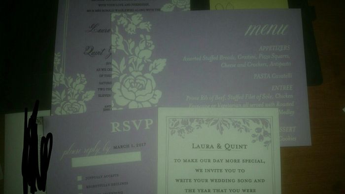 Show me your invitations!
