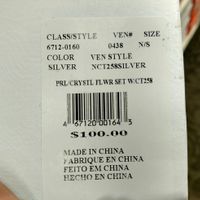 David's Bridal necklace and earrings set