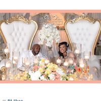 Sweetheart table chairs and decor