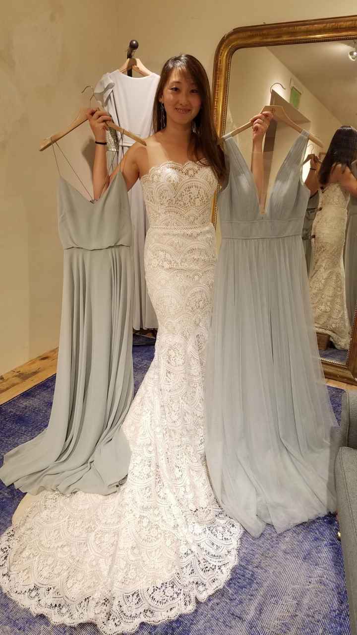 Mermaid/trumpet wedding gowns! - 1