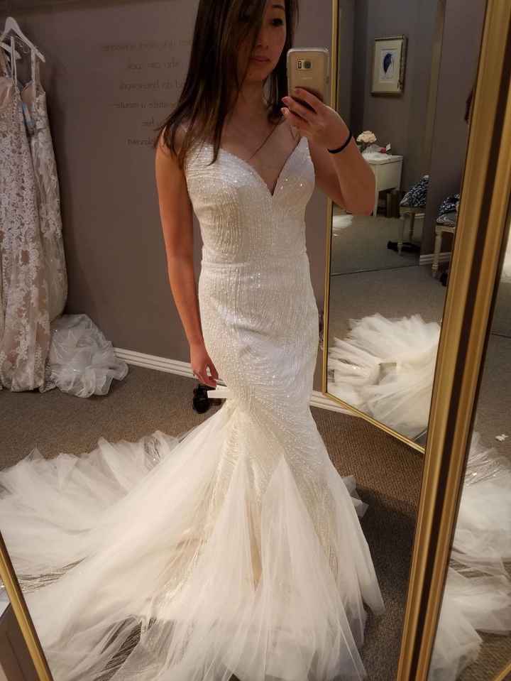 Mermaid/trumpet wedding gowns! - 4
