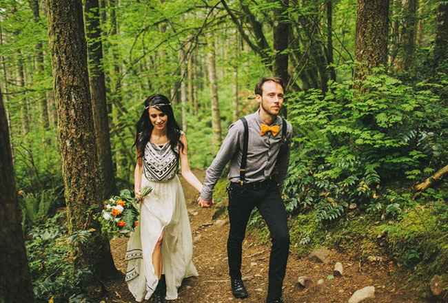 hiking boots with dress at wedding: bad idea?