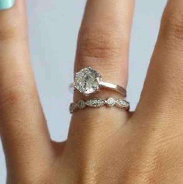 Wedding band that goes with my solitaire e-ring?