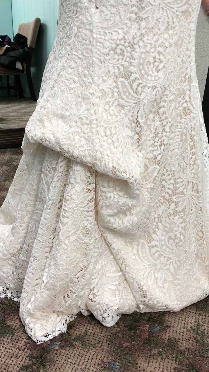 Underbustle back view up close