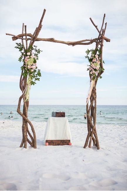 Outdoor/lake front altar ideas
