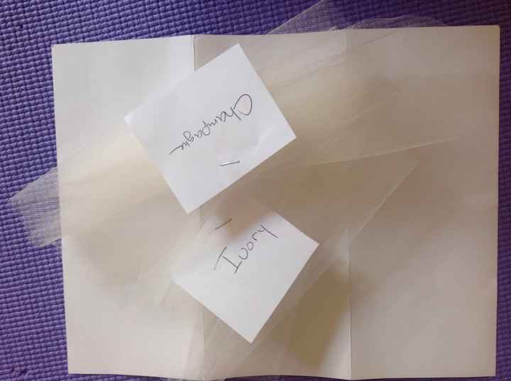 Does the veil color need to match the wedding dress?