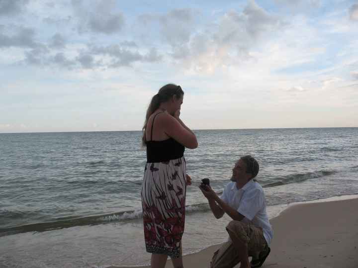 How did he propose?