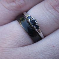 Rings came in! (HAD to try them on)