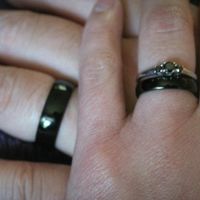 Rings came in! (HAD to try them on)