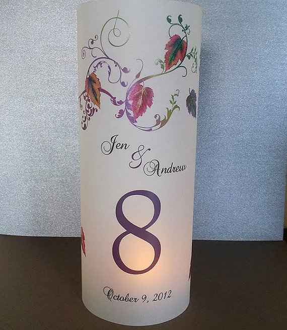 fall wedding inspiration...luminaries!