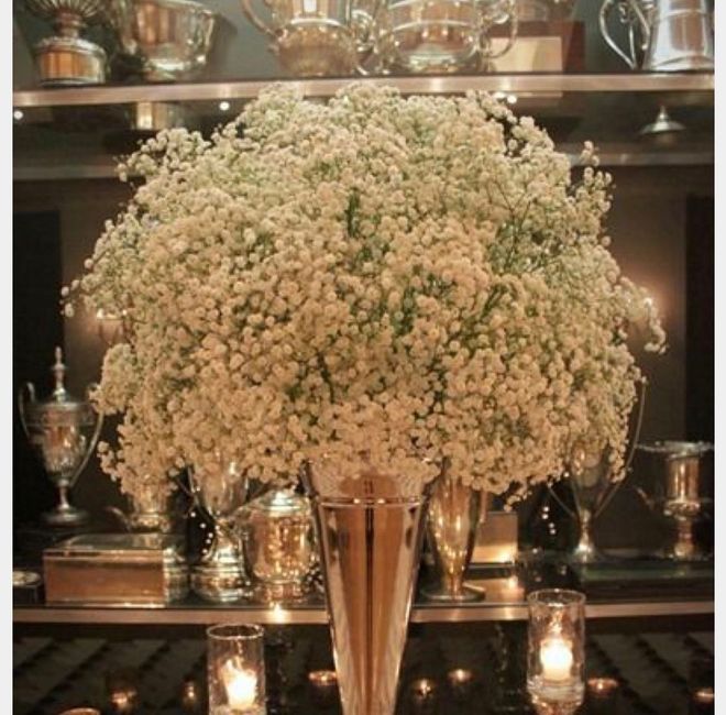 Help! Florist said beware of baby's breath for centerpieces! 3
