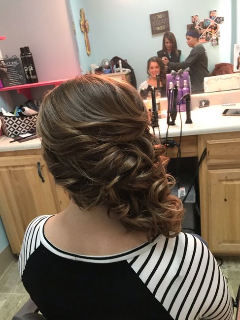Wedding hair trial - 3
