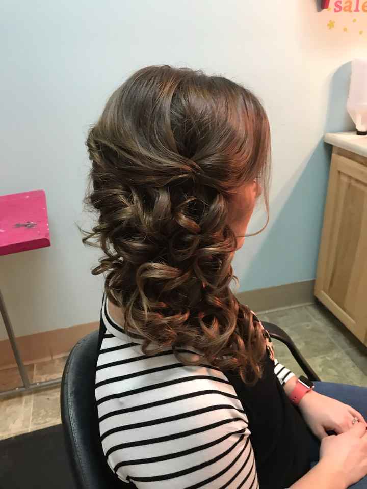 Wedding hair trial - 1