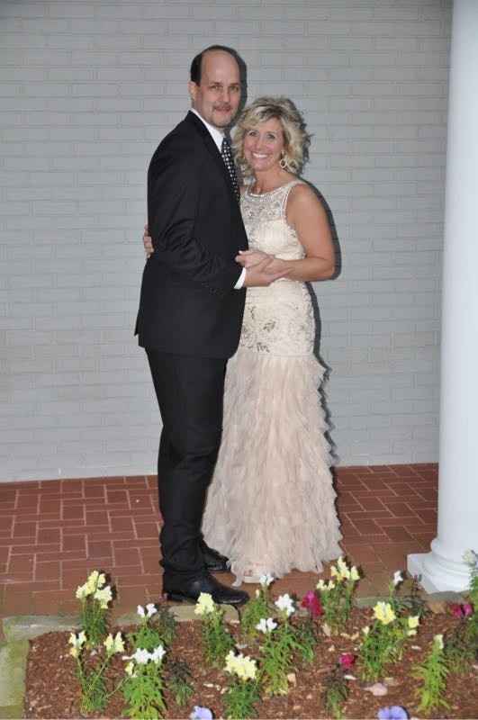 My Mom picked up her dress tonight!