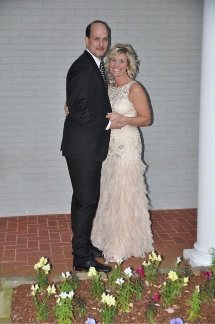 My Mom picked up her dress tonight!