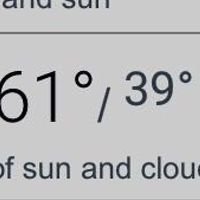 Just for fun: Post a screenshot of the weather forecast for your wedding day!