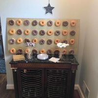 Small cake and donut wall?