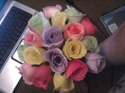 got off work early today, going to try to work on a few wedding things