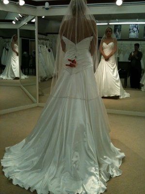 Show us the dress you said "yes" to! **pics**