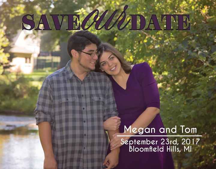 Save The Date- Ill show you mine if you show me yours!