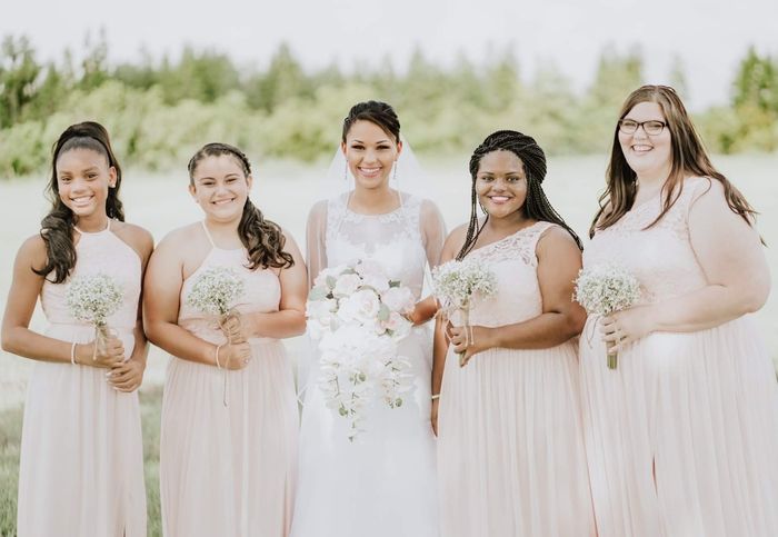 Share your bridesmaid's dresses? - 1