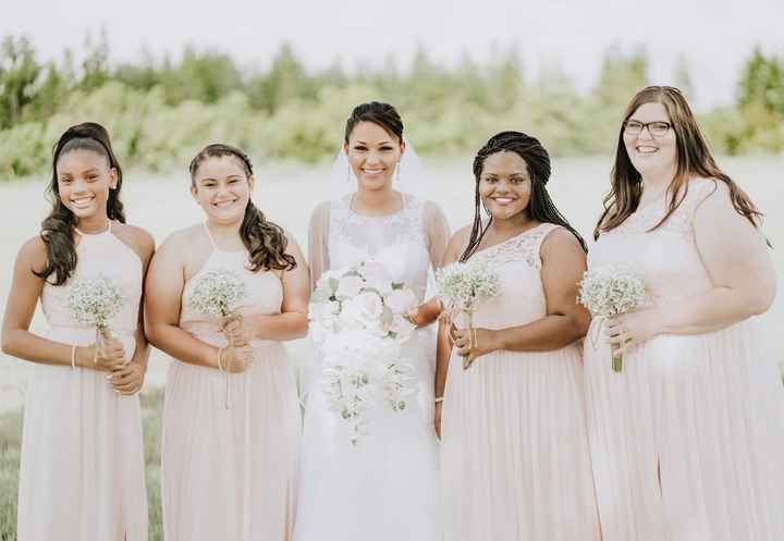 Share your bridesmaid's dresses? - 1