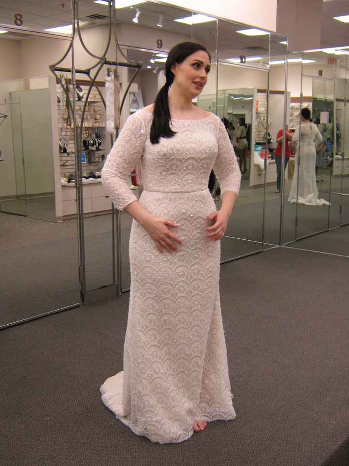 Almost yes to the dress