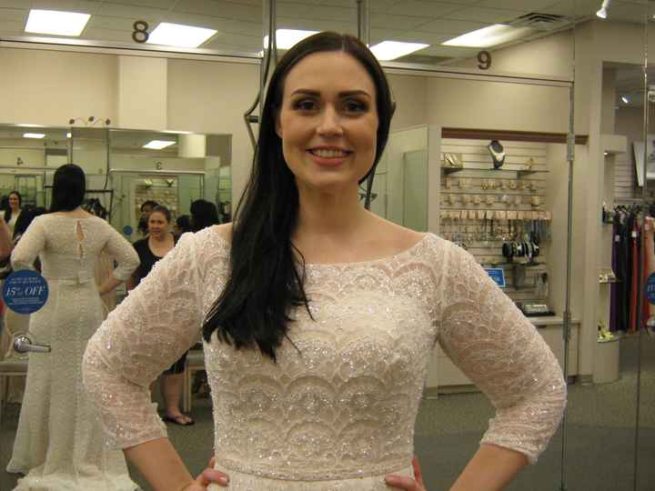 Almost yes to the dress