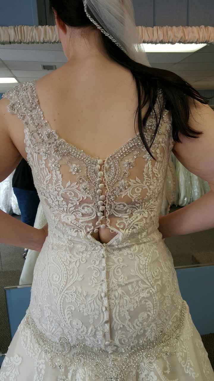 Round 2: I said yes to the dress!
