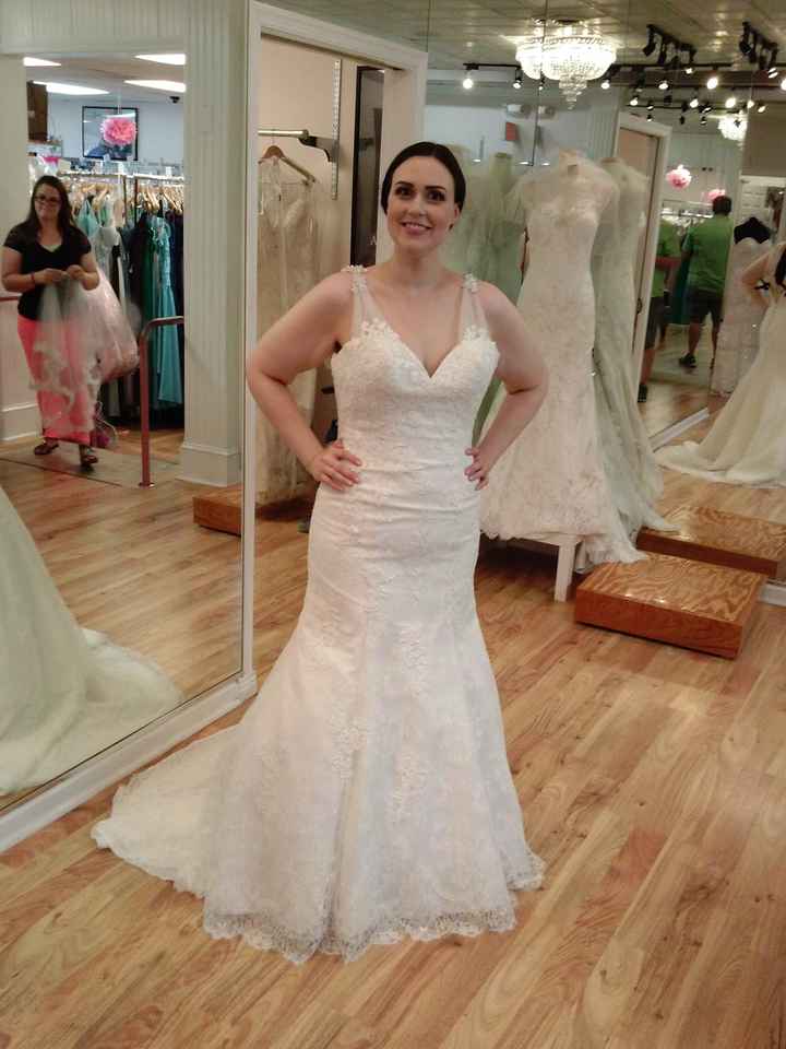 Almost yes to the dress