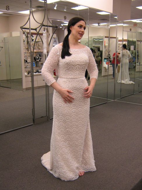 Almost yes to the dress