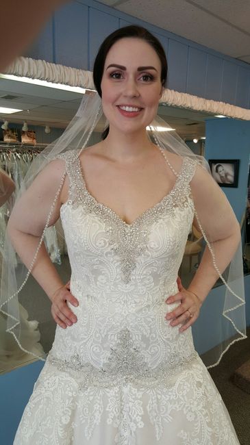 Round 2: I said yes to the dress!