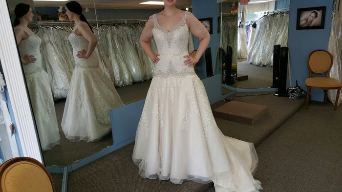 Round 2: I said yes to the dress!