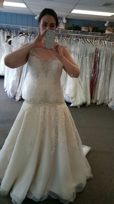Round 2: I said yes to the dress!