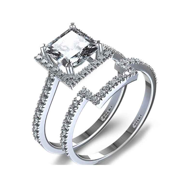 Ladies with halo rings…what does your wedding band look like?