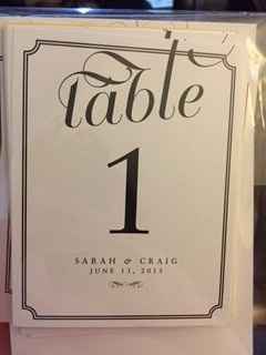 show me your table numbers