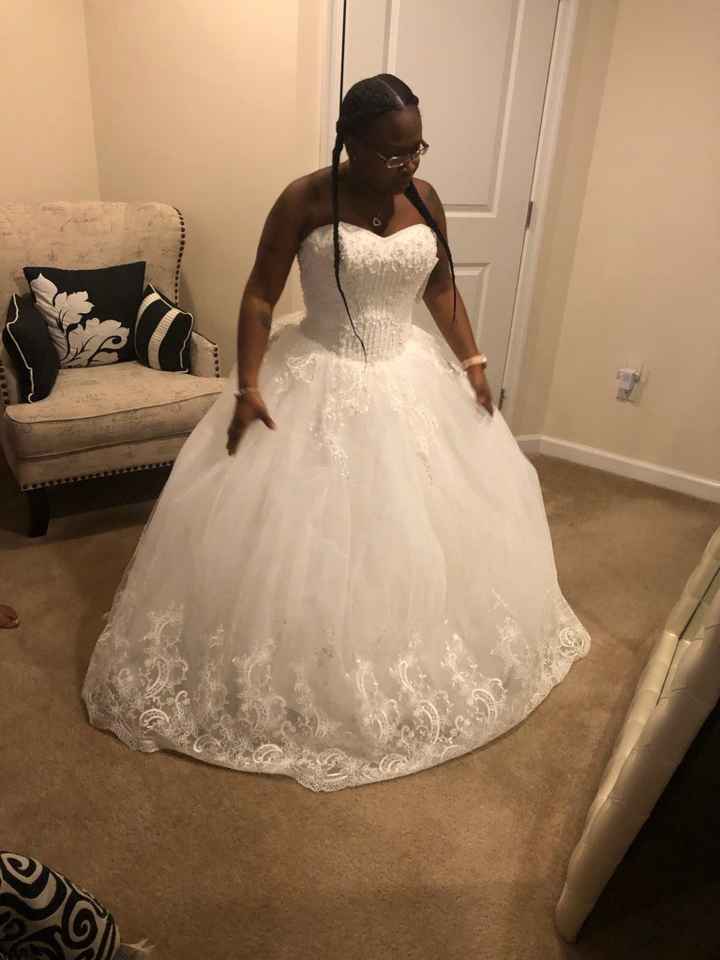 Did you end up with a complete different dress than planned? - 1