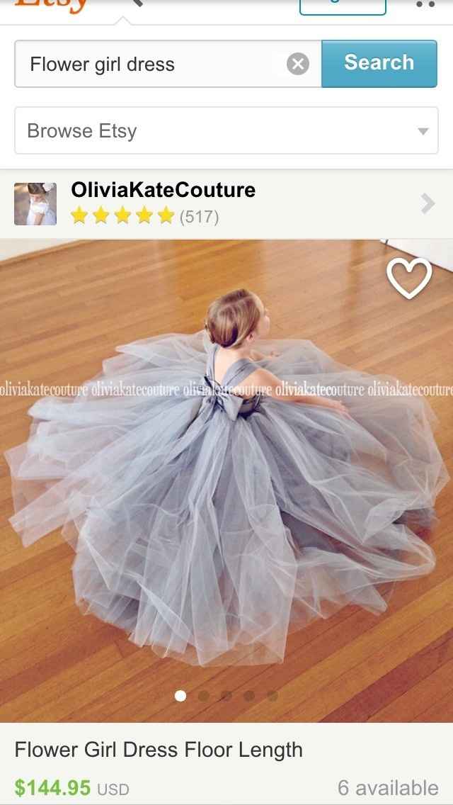 Age appropriate flower girl dress