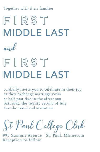 Extra sets of eyes needed - Wedding Invitations